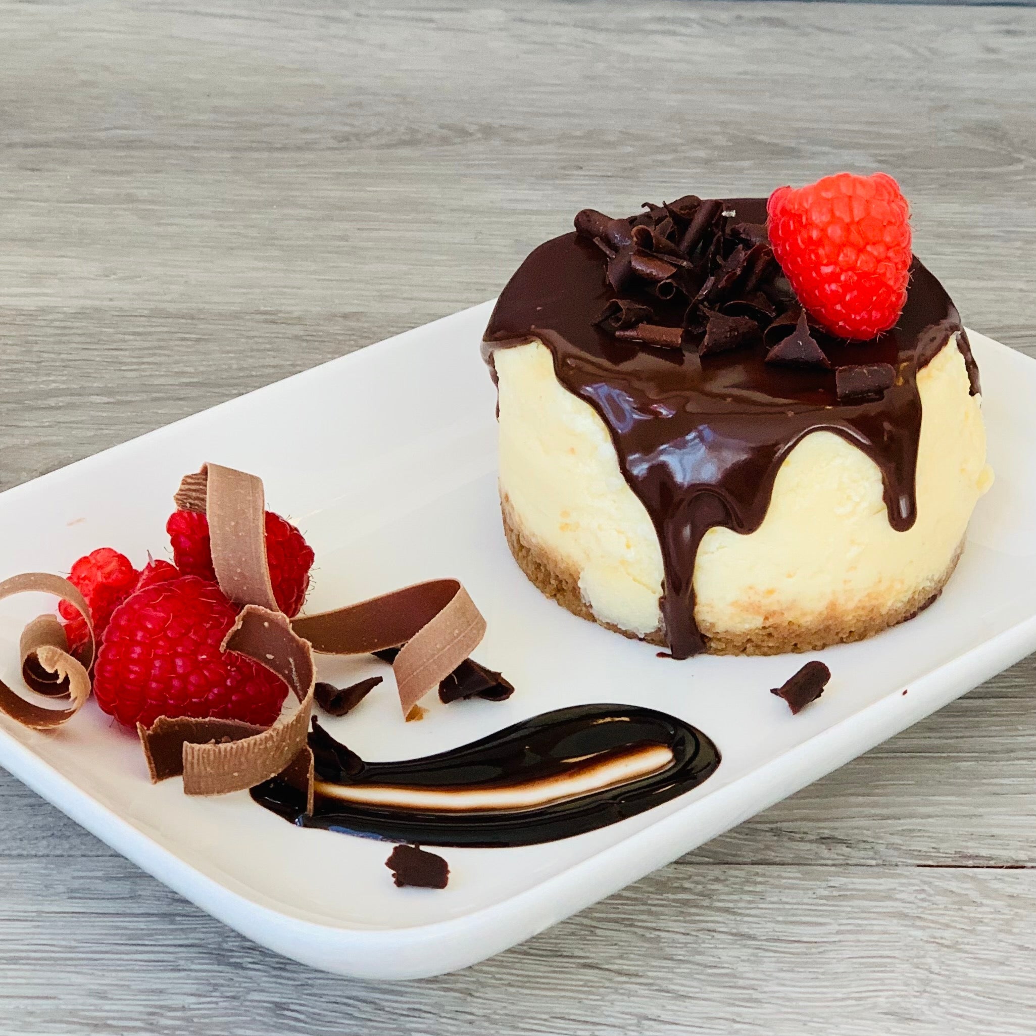 2640 - Chocolate Glazed Cheesecake Individual – DessertWerks