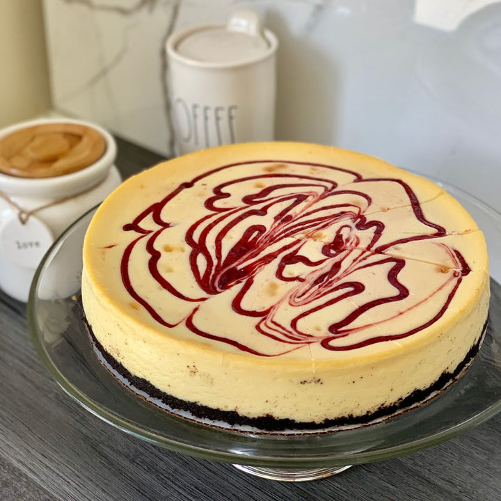 1504 - Raspberry Swirl Cheesecake